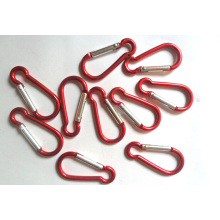Pear-Shaped Snap Hook for Bags and Climbing / Red